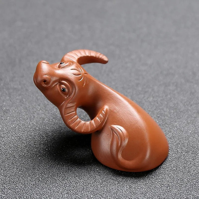 1 PCS Yixing Purple Clay Tea pet Handmade tea Figurine Creativity Ornament Boutique oolong tea table Accessories decoration - China Tea Store