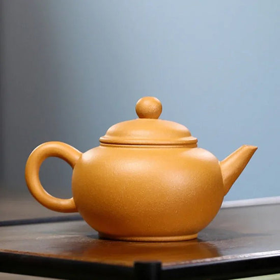 100ml Chinese Yixing Purple Clay Teapot Raw Ore Section Mud Home Tea Pot Ball Hole Filtration Zisha Kettle Handmade Tea Set - China Tea Store