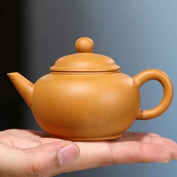 100ml Chinese Yixing Purple Clay Teapot Raw Ore Section Mud Home Tea Pot Ball Hole Filtration Zisha Kettle Handmade Tea Set - China Tea Store