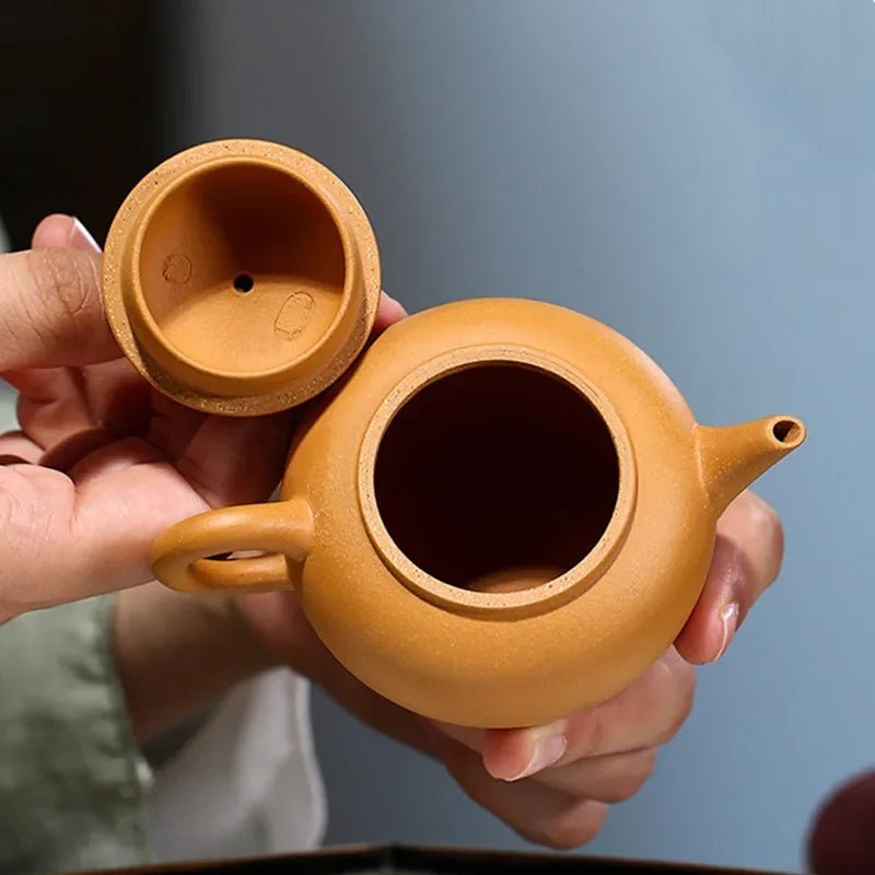 100ml Chinese Yixing Purple Clay Teapot Raw Ore Section Mud Home Tea Pot Ball Hole Filtration Zisha Kettle Handmade Tea Set - China Tea Store