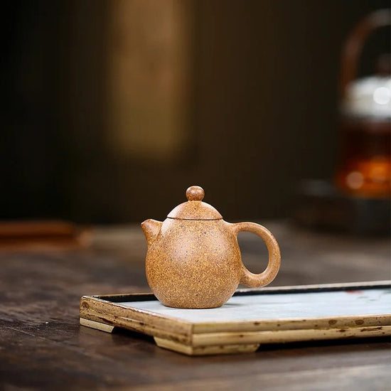 100ml Classic Yixing Purple Clay Teapot Raw Ore Section Mud Beauty Kettle Zisha Dragon Egg Tea Pot Chinese Tea Sets Accessories - China Tea Store