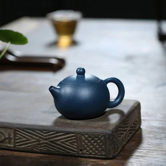 100ml Yixing Handmade Purple Clay Teapots Ball Shaped Infuser Xishi Tea Pot Beauty Kettle Customized Zisha Tea Set Authentic - China Tea Store