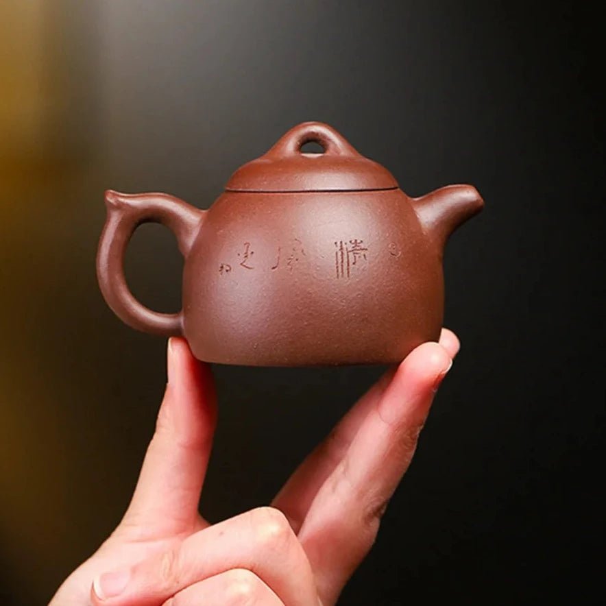 100ml Yixing Raw Ore Purple Clay Teapots Chinese Famous Handmade Small Capacitytea Pot Kettle High - end Zisha Tea Set Teaware - China Tea Store