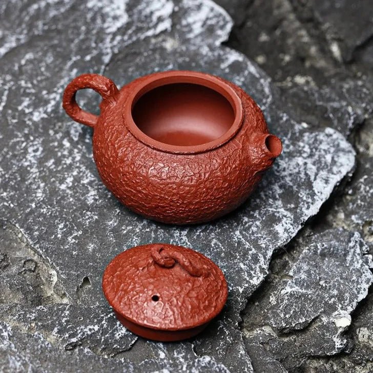 110ml Handmade Yixing Purple Clay Teapot Dahongpao Ball Hole Filter Tea Pot Raw Ore Zisha Kettle Home Beauty Tea Infuser - China Tea Store