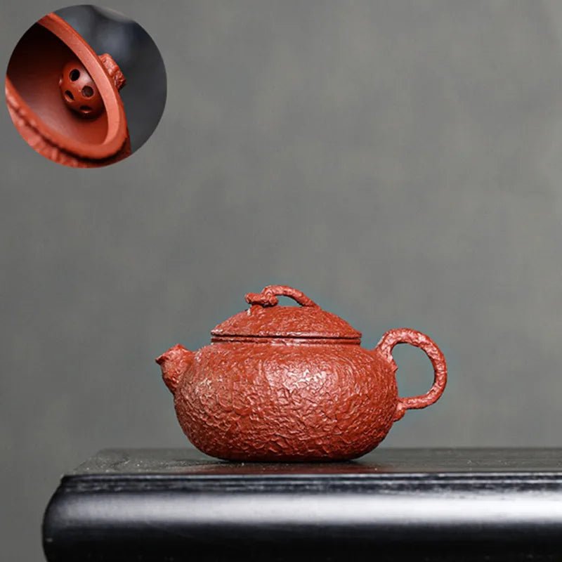 110ml Handmade Yixing Purple Clay Teapot Dahongpao Ball Hole Filter Tea Pot Raw Ore Zisha Kettle Home Beauty Tea Infuser - China Tea Store