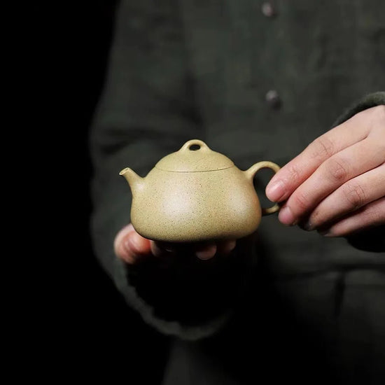 120cc Small Chaoshan Gongfu Tea Pot Handmade Original Benshan DuanNi Yixing Zisha Clay Qinquan Teapot - China Tea Store