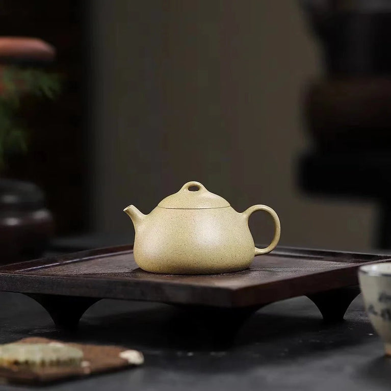 120cc Small Chaoshan Gongfu Tea Pot Handmade Original Benshan DuanNi Yixing Zisha Clay Qinquan Teapot - China Tea Store