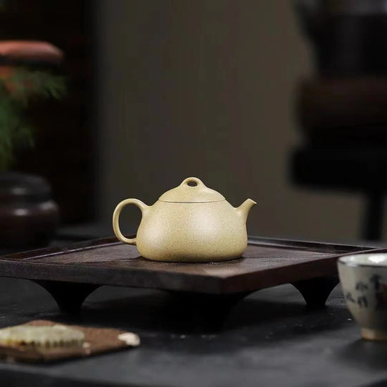 120cc Small Chaoshan Gongfu Tea Pot Handmade Original Benshan DuanNi Yixing Zisha Clay Qinquan Teapot - China Tea Store