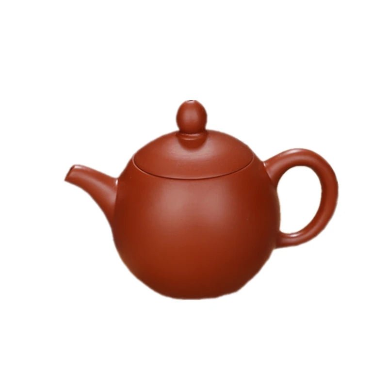 120ml 9 - hole Yixing Handmade Red Clay Teapot / Xishi Longdan Teapot/filtered Small Bubble Teapot - China Tea Store