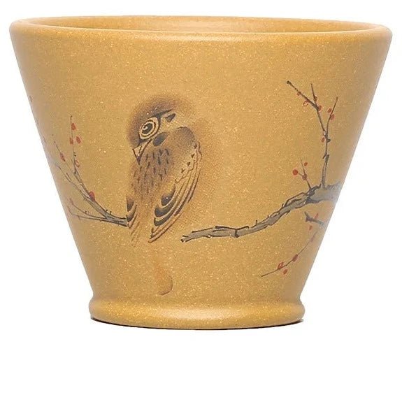 120ml Boutique Yixing Purple Clay Teacup Handmade Small Tea Bowl Raw Ore Duan Clay Customized Bird Art Master Tea Cup Drinkware - China Tea Store