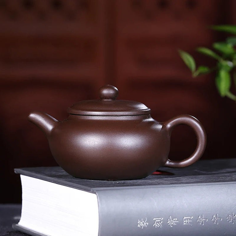 120ML China Yixing Teapot Zisha Xishi Tea Pot Handmade Kettle Purple Clay Suit Tieguanyin Puer Kettle Tea Table Decoration - China Tea Store