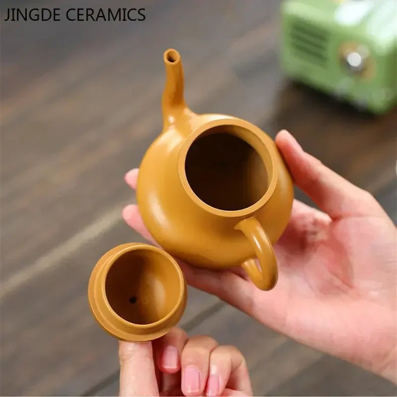 130ML Yixing Raw Ore Purple Sand Teapot Handmade Section Mud Filter Tea Pot Household Zisha Teaware Classic Beauty Tea Kettle - China Tea Store