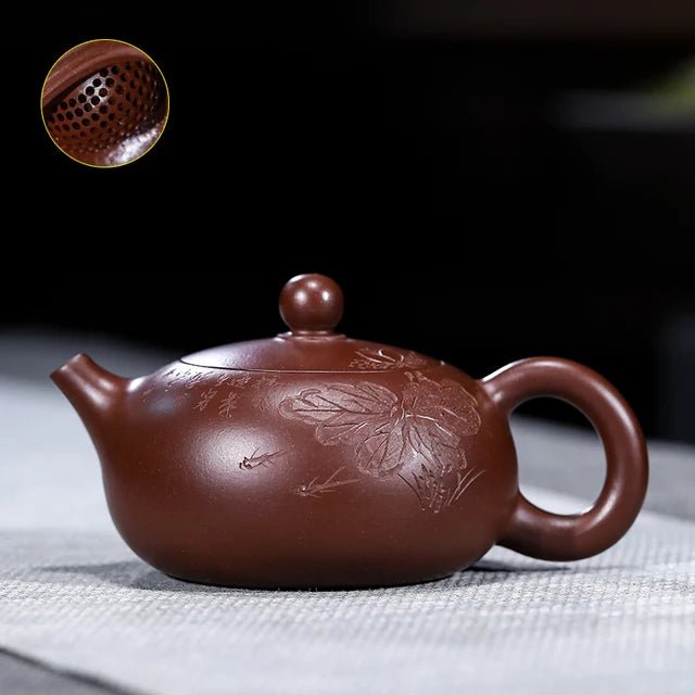 140ml China Yixing Purple Clay Teapot Handmade Teapot Tea Maker Teaware Tea Making Tools Tea Accessories Tea Kettle Crafts Gift - China Tea Store