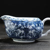 150ml Chinese Ceramic Fair Cup Cha Hai Hand Painted Blue and White Porcelain Teacup Handmade Tea Set Accessories Teaware