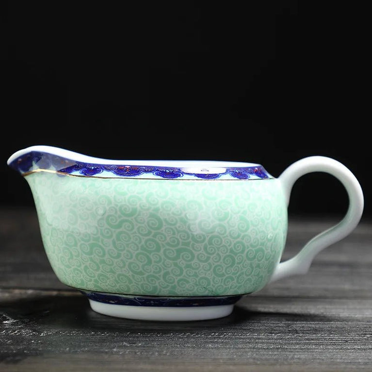 150ml Chinese Ceramic Fair Cup Cha Hai Hand Painted Blue and White Porcelain Teacup Handmade Tea Set Accessories Teaware - China Tea Store