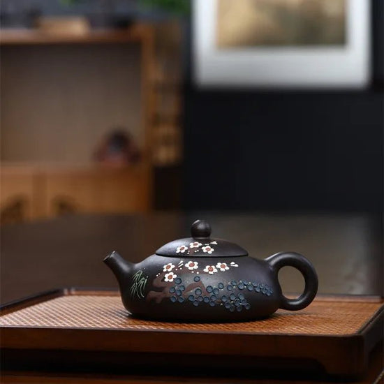 160cc Chinese Yixing Purple Clay Teapot Handmade Ball Hole Filter Tea Pot Raw Ore Zisha Tea Set Customized Beauty Tea Maker - China Tea Store