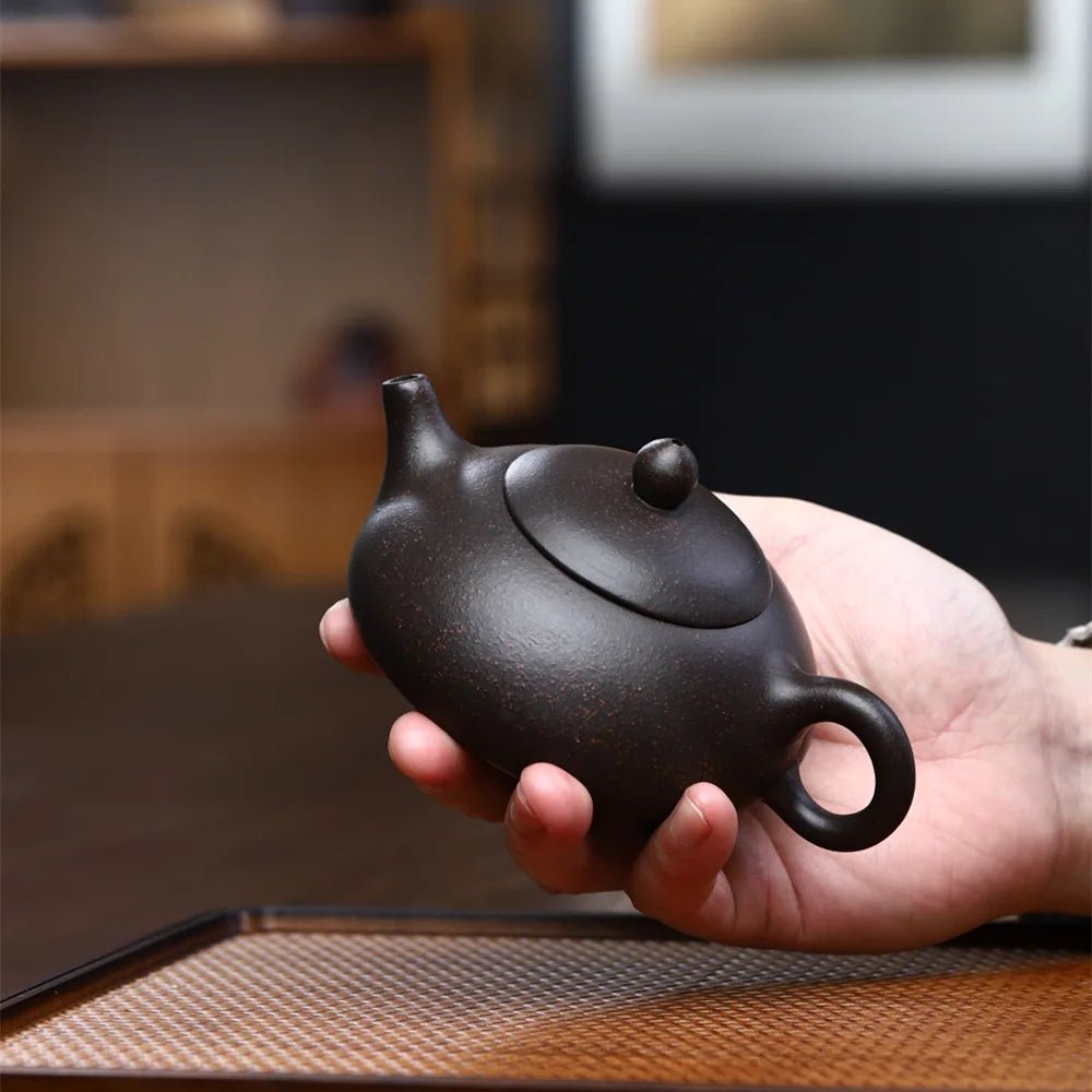 160cc Chinese Yixing Purple Clay Teapot Handmade Ball Hole Filter Tea Pot Raw Ore Zisha Tea Set Customized Beauty Tea Maker - China Tea Store