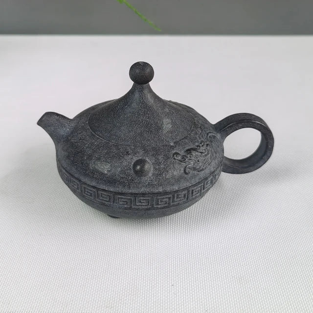 160ML Chinese Kung Fu Stone Tea Pot Handmade Teapots Home Office Travel Tea Set Exquisite Gifts Craft Collection Pot - China Tea Store