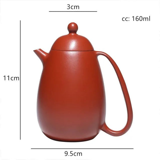 160ml Chinese Yixing Purple Clay Tea Pot Master Handmade Dahongpao Dragon Egg Teapot Custom Beauty Tea Infuser Zisha Tea Set - China Tea Store