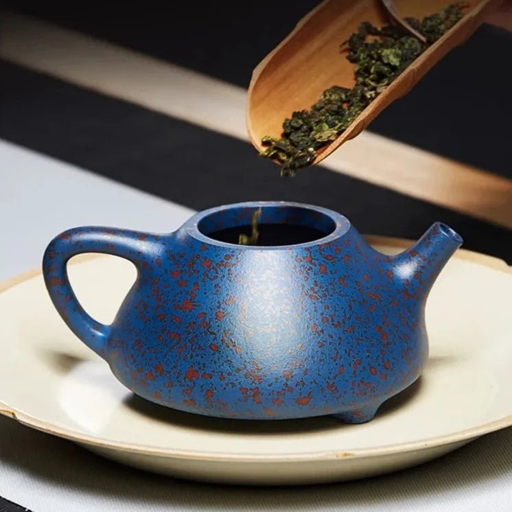 160ml Master Handmade Stone Scoop Teapot Chinese Yixing Purple Clay Tea Pot Custom Beauty Tea Infuser Zisha Tea Accessories - China Tea Store