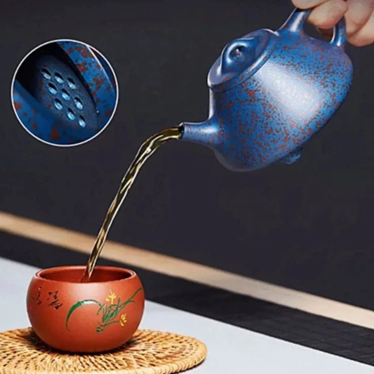 160ml Master Handmade Stone Scoop Teapot Chinese Yixing Purple Clay Tea Pot Custom Beauty Tea Infuser Zisha Tea Accessories - China Tea Store