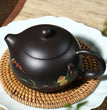 170ml Chinese Yixing Purple Clay Teapots Ball Shaped Infuser Xishi Tea Pot Raw Ore Dark Green Mud Kettle Handmade Zisha Tea Set - China Tea Store