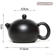 170ml Chinese Yixing Purple Clay Teapots Handmade Black Mud Xishi Tea Pot Raw Ore Zisha Teaware Beauty Tea Infuser Kettle - China Tea Store