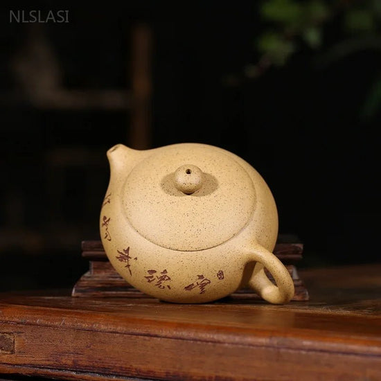 170ml Yixing Purple Clay Tea Pot Hand - carved Filter Beauty Teapot Tradition Pu 'er Tea Infuser Customized Chinese Zisah Teaware - China Tea Store