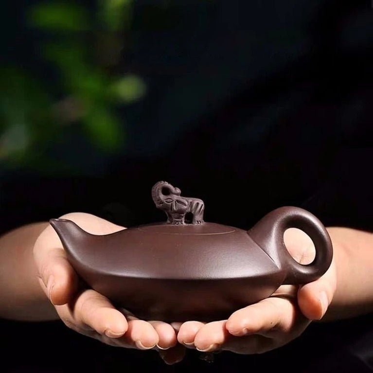 180CC Yixing Clay Teapot Elephant Design Lid Household Kung Fu Teaware Ceramic Kettle Raw Ore Teapots Tea Ceremony Supplies - China Tea Store