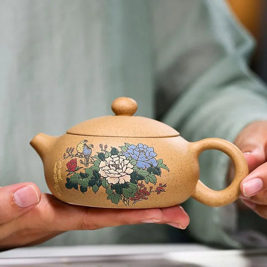 180ml Chinese Yixing Purple Clay Teapots Raw Ore Section Mud Flat Xishi Tea Pot Handmade Filter Zisha Kettle Household Drinkware - China Tea Store