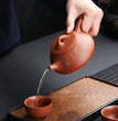 185cc High - end Chinese Yixing Purple Clay Teapot Beauty Kettle Famous Handmade Stone Scoop Tea Pot Raw Ore Zisha Tea Set Teaware - China Tea Store