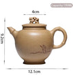 190ml Yixing Purple Clay Teapots Handmade Tea Pot Raw Ore Old Section Mud Kettle Chinese High - end Zisha Tea Set Collection Gifts - China Tea Store