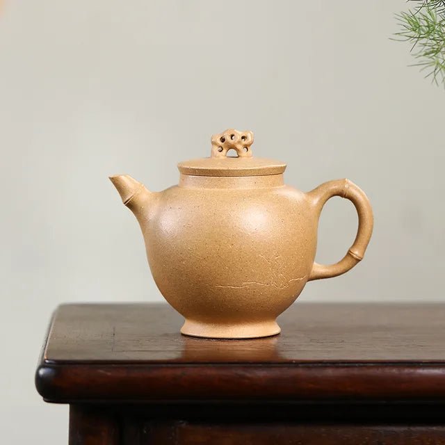 190ml Yixing Purple Clay Teapots Handmade Tea Pot Raw Ore Old Section Mud Kettle Chinese High - end Zisha Tea Set Collection Gifts - China Tea Store