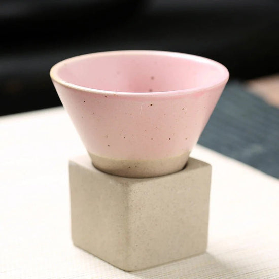 1PC Japanese Style Retro Ceramic Coffee Cup Rough Pottery Tea Cup Latte Pull Flower Porcelain Cup Pottery Mug For Home Office - China Tea Store