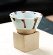 1PC Japanese Style Retro Ceramic Coffee Cup Rough Pottery Tea Cup Latte Pull Flower Porcelain Cup Pottery Mug For Home Office - China Tea Store