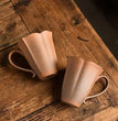 1pc Rough pottery teacup light luxury master cup anti - scald high value petal cup tea cup old rock clay ancient style beauty cups - China Tea Store