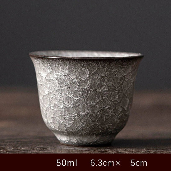 2024 Creative Tea Cup Ceramic Master Cup Ice Cracked Tea Cup Chinese Style Kung Fu Tea Set Tea Cup Tea Set Accessories - China Tea Store