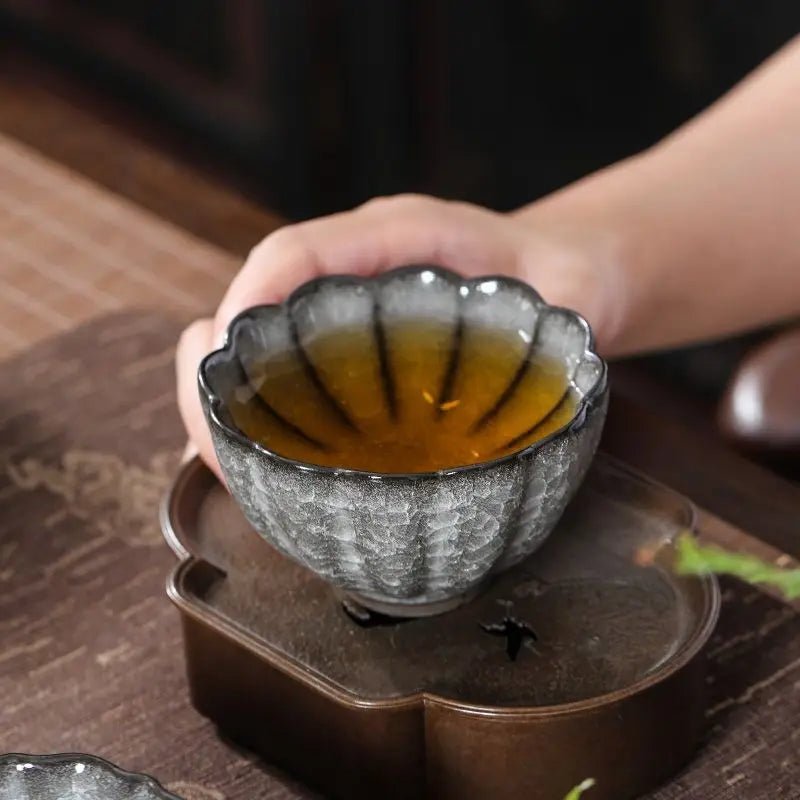 2024 Creative Tea Cup Ceramic Master Cup Ice Cracked Tea Cup Chinese Style Kung Fu Tea Set Tea Cup Tea Set Accessories - China Tea Store