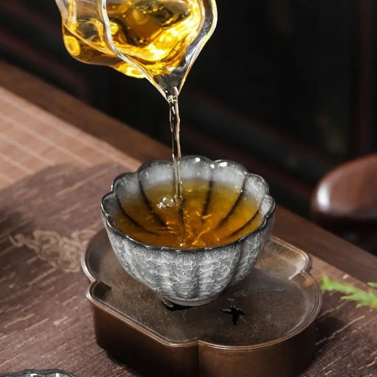 2024 Creative Tea Cup Ceramic Master Cup Ice Cracked Tea Cup Chinese Style Kung Fu Tea Set Tea Cup Tea Set Accessories - China Tea Store