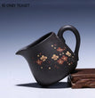 210ml Authentic Yixing Purple Clay Fair Cup Cha Hai Master Hand - carved Plum Blossom Teacup Tea Set Accessories Master Cup - China Tea Store