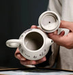 220ml High - end Chinese Yixing Purple Clay Teapots Handmade Dragon Egg Tea Pot Kettle Raw Ore White Duan Mud Zisha Tea Set - China Tea Store