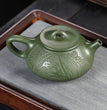 220ml Yixing Purple Clay Teapot Raw Ore Green Mud Hand - carved Stone Scoop Kettle Home Beauty Tea Infuser Chinese Zisha Tea Set - China Tea Store