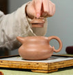 220ml Yixing Purple Sand Pot Pure Handmade Teapot Home Kung Fu Tea Set Duan Clay Gourd Pot - China Tea Store