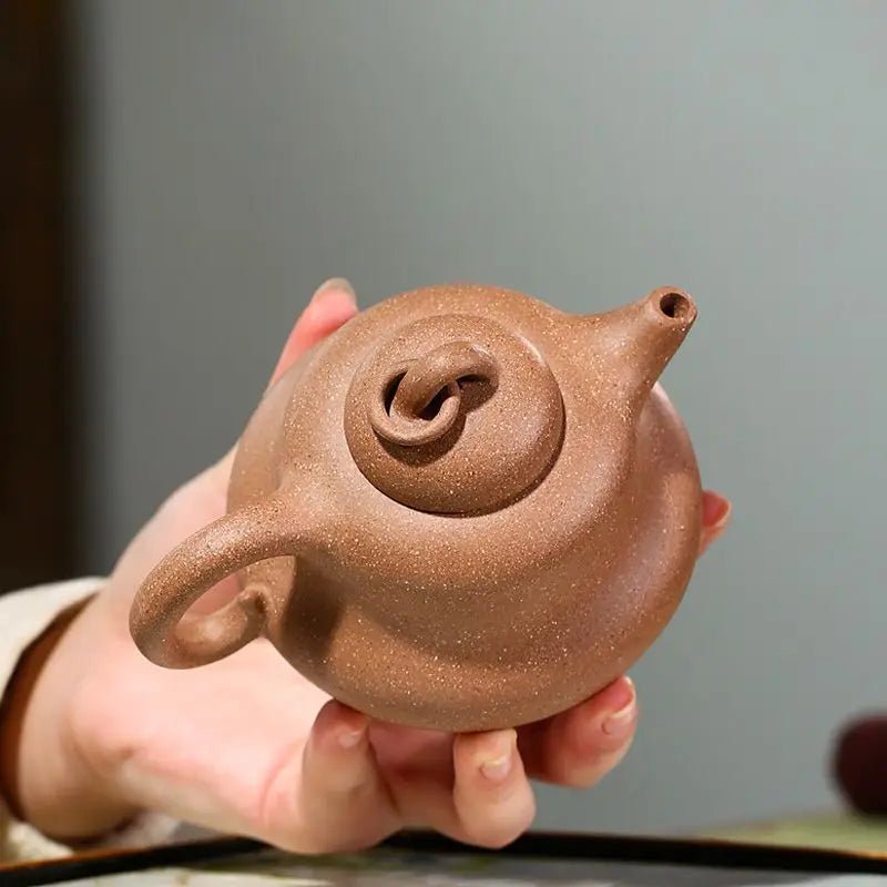 220ml Yixing Purple Sand Pot Pure Handmade Teapot Home Kung Fu Tea Set Duan Clay Gourd Pot - China Tea Store