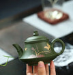 230CC Real Handmade Green Kettle Yixing Purple Clay Teapot Puer Tea Set Kung Fu Zisha Teaware - China Tea Store