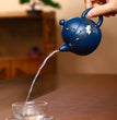 230cc Yixing Purple Clay Teapot Handmade blue Mud Dragon Egg Kettle Beauty Tea Infuser Raw Ore Zisha Tea Pot Home Drinkware - China Tea Store