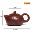 230ml Authentic Yixing Purple Clay Teapot Master Handmade Xishi Kettle Custom Beauty Tea Infuser Chinese Zisha Tea Accessories - China Tea Store