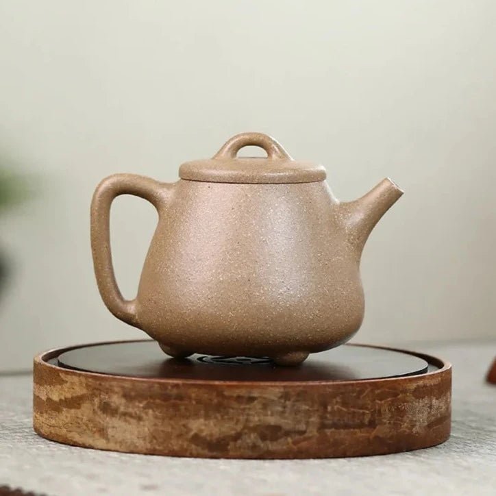 230ml Raw Ore Section Mud High Stone Scoop Tea Pot Boutique Yixing Purple Clay Teapot Home Customized Tea Maker Tea Set Supplies - China Tea Store