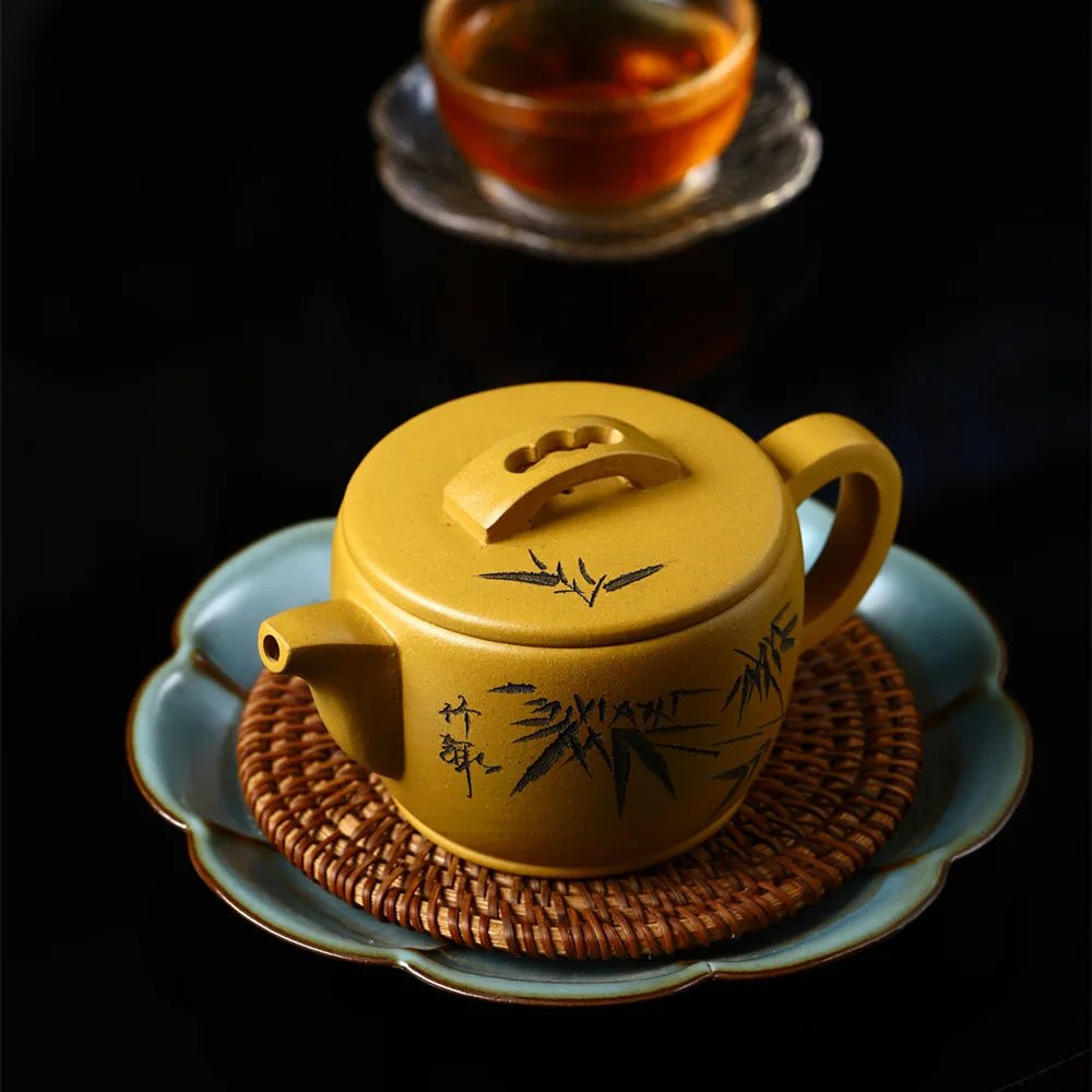 240cc Yixing Pumpkin Tea Pot Purple Clay Teapots Handmade Zisha Tea Set Authentic Teaware - China Tea Store