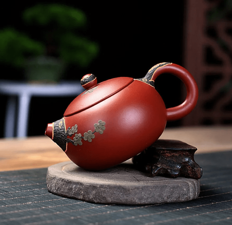 240ml Antique Yixing Purple Clay Tea Pot Handmade Dahongpao Xishi Teapot Chinese Beauty Filter Infuser Zisha Teaset Tea Ceremony - China Tea Store